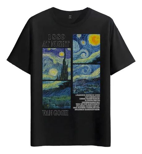 Tshirt Muscle Freaks 2026 Starry Night Vincent Van Style_viptrois.com