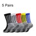 Children's Football Socks Sports Socks Mid Tube Dotted Anti Slip Socks Youth Version Trampoline Socks Female Floor Socks 33 39_viptrois.com