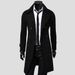 Loom Loom M-XXXL Thickened Version Trendy Foreign Trade Men's Fashion European And American Style Long Wool Coat Jacket 5625_viptrois.com