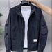 2025 New Men's Cardigan Autumn Casual Simple Trendy Fashion Versatile Design Stand-up Collar Jacket_viptrois.com