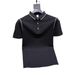 Men's Clothing New Men's Short Sleeved Polo Shirt Casual Half Sleeved Slim Fit Business Lapel Simple Solid Color Tops_viptrois.com