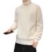 Imitation Mink Fleece Turtleneck Men's Winter Fleece Thickened Solid Color Plush Bottoming Shirt Men's Thermal Sweater_viptrois.com