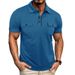 Men's Tactical Polo Shirt – Outdoor-Ready Short Sleeve With Dual Chest Pockets & Henley Collar (8 Colors, M-XXXL)_viptrois.com