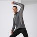 Pulse Autumn And Winter Half-Zip Running Top For Men Outdoor Sports Training Hooded Long Sleeve Fleece-Lined Warm Fitness_viptrois.com