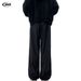 Men's Clothing Retro Design Silhouette Wide Leg Trousers For Women Straight Loose Cleanfit Trousers Trendy Men_viptrois.com