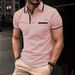 Men's Clothing Short Sleeved Printing Leisure Outdoor Sports Breathable Pocket Shirt_viptrois.com