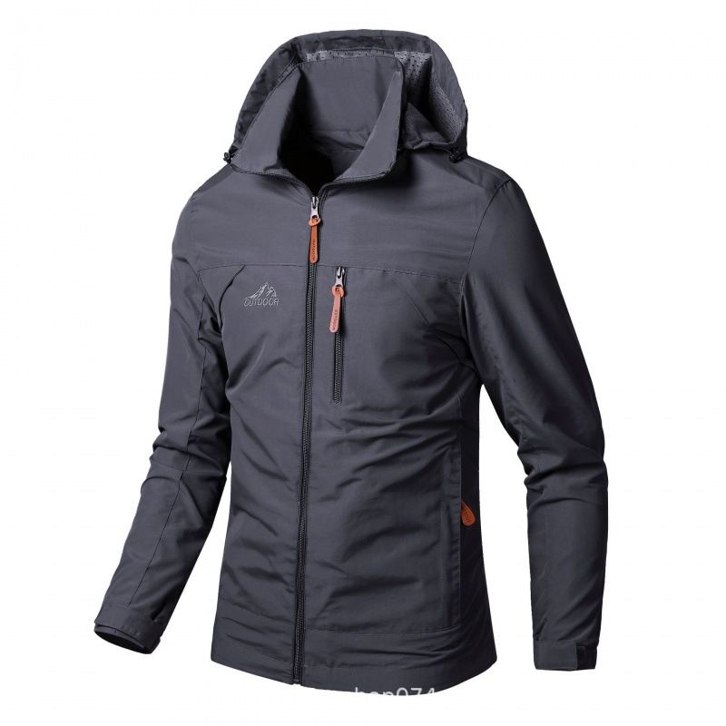 3-in-1 Detachable Men's Waterproof Windproof Jacket – Hooded Outdoor Hiking Coat For All Seasons (Multiple Colors & Sizes)_viptrois.com
