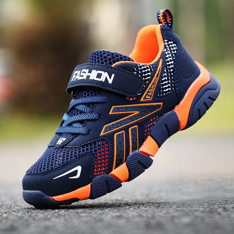 Boys' Breathable Running Shoes - Lightweight Mesh Sneakers With Arch Support | Kids' Gym & Play Footwear_viptrois.com