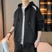 Men's Cardigan Sweater Autumn And Winter Explosive Hooded Teen Casual Versatile Jacket_viptrois.com