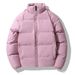 Unisex Stand Collar Cotton Padded Jacket - Trendy Loose Fit Winter Coat For Men & Women, Lightweight Warm Quilted Outerwear_viptrois.com