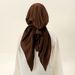 Women's Scarves New Style Polyester Satin Headscarf Hat Women's Full Head All Match Fashion Elastic Ethnic Hat_viptrois.com