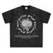 Floral Digital Print American Style Versatile Short Sleeve T-Shirt Vintage Loose Trendy Unisex Top_viptrois.com