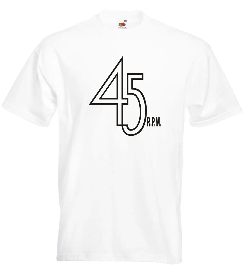 45 RPM Vinyl Record Centre T Shirt Mens Womens Tees Top Vinyl 60's MOD Small Faces Who Stones_viptrois.com