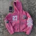 Men's Clothing New Style Cardigan Casual Zipper Sweatshirt American Style Trend Letter Punk Print Sweatshirt Cardigan Hoodie_viptrois.com