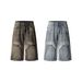 Men's Clothing Street Stitching Design Jeans Loose Trousers_viptrois.com