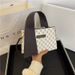 Western Style Women's 2024 Summer New Simple And Casual Fashion Crossbody Shoulder Small Square Bag_viptrois.com