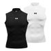 European And American Muscle Men's Dumbbells Summer Tight Sports Sleeveless T-shirt Bodybuilding Fitness Basketball Vest Super Elastic Quick Drying_viptrois.com