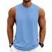 Men's Athletic Tank Top - Breathable Quick-Dry Gym Workout Shirt For Basketball & Training - Lightweight & Loose Fit Summer Sport Vest_viptrois.com