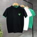 Men's Streetwear Knit Short Sleeve Sweater - Trendy Crew Neck Slim Fit T-Shirt For Layering, Breathable Stretch Cotton Blend_viptrois.com