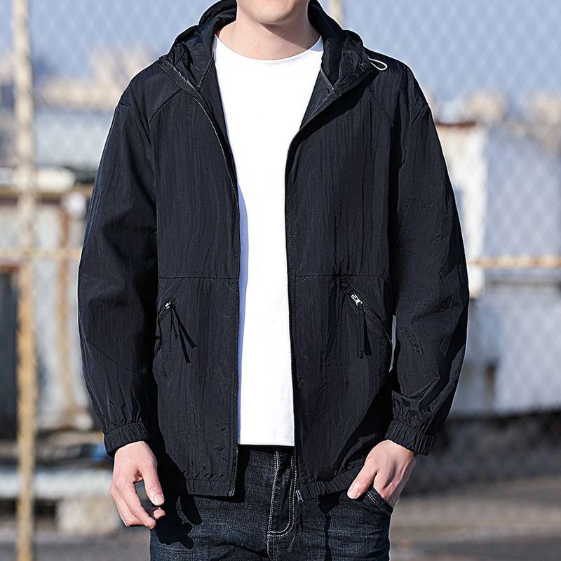 Men's Summer Sun Protection Hoodie - Lightweight UPF 50+ Breathable Jacket, Unisex Casual Windbreaker For Outdoor Sports Sizes S-3XL_viptrois.com