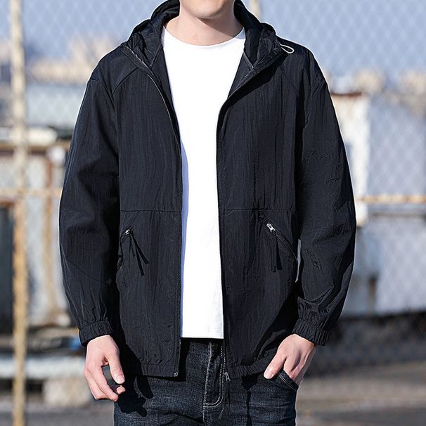Men's Summer Sun Protection Hoodie - Lightweight UPF 50+ Breathable Jacket, Unisex Casual Windbreaker For Outdoor Sports Sizes S-3XL_viptrois.com