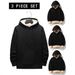 Men’s Plush Fleece Hoodie – Soft Lambskin-Like Texture, Warm & Cozy Winter Pullover_viptrois.com
