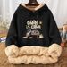 Autumn And Winter Fleece Thickened Sweater Men's Autumn And Winter New Hooded Winter Top Trendy Coat_viptrois.com