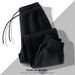 Youth Winter Gray Pants Heavy Cotton Cuff Pants Casual Sports Pants Men's Loose Pants Unisex_viptrois.com
