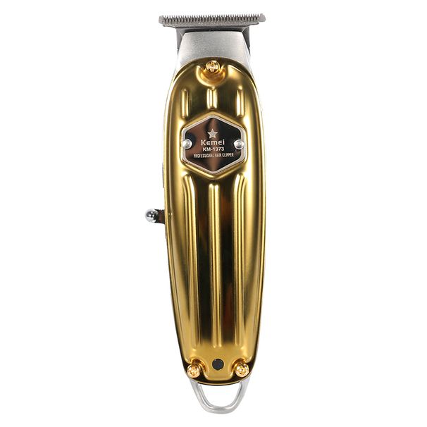 Kemei KM-1973 All Metal Professional Men Electric Cordless Hair Trimmer Male 0mm Baldheaded T Blade Haircut Hine_viptrois.com