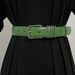 Casual and versatile women's jeans belt European and American trendy two-layer cowhide pin buckle belt metal ring with windbreaker_viptrois.com