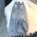 Men's Clothing Washed Letter Print High Waist Jeans Niche Versatile Design Straight Casual Mopping Pants_viptrois.com