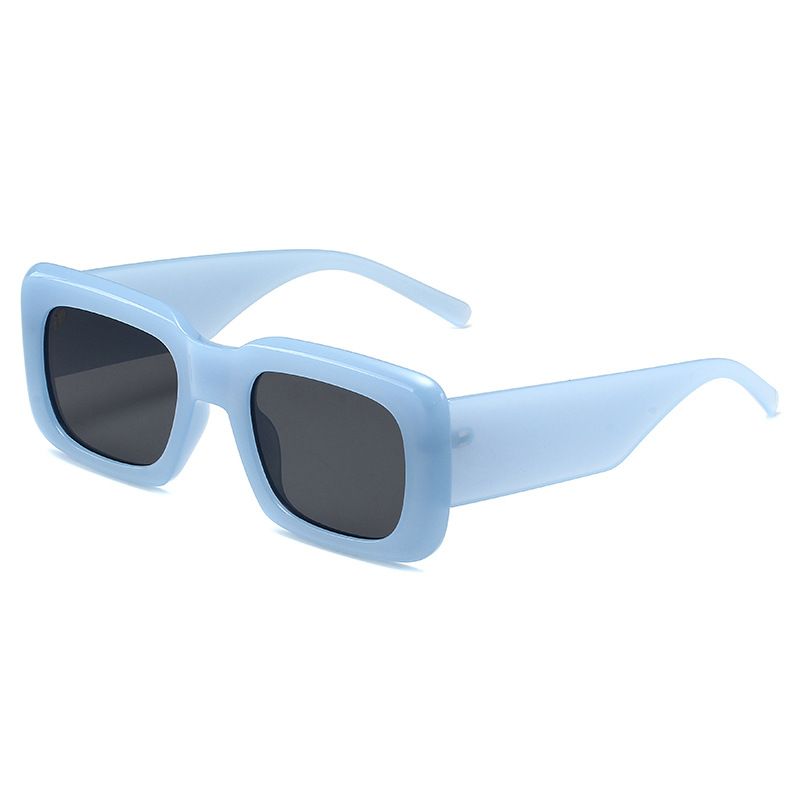 Women's Fashion Square Frame Sunglasses - Large Wide Leg Retro Style (Trendy Look Fashion Trends Hot-selling)_viptrois.com