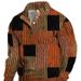 Pure Cross-Border Foreign Trade M's Sweatshirt Shirt 3D Digital Print Christmas Series 4-Button Hley Collar Long Sleeve_viptrois.com