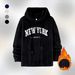Men's Fleece-Lined Hooded Sweatshirt With Retro Letter Print – Thick Winter Pullover For Casual Wear_viptrois.com