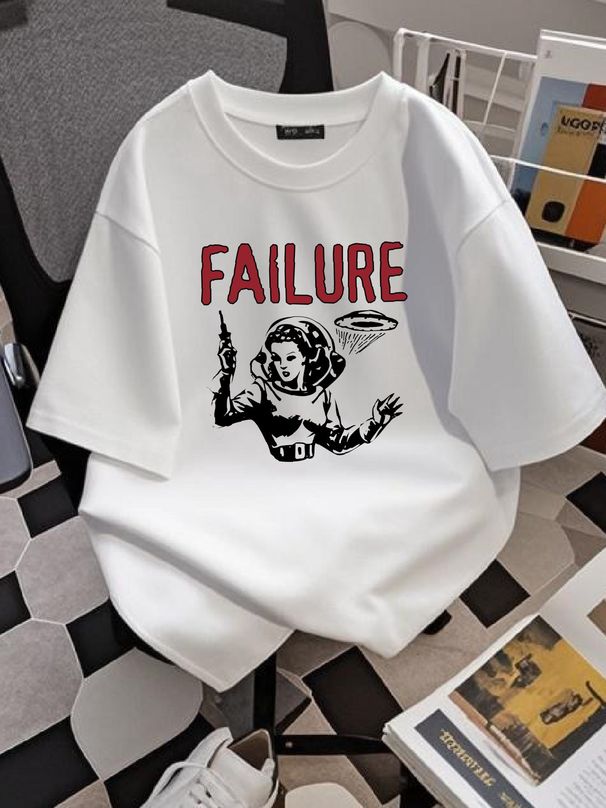 Failure Fantastic Planet Unisex T Shirt Failure Band Vintage T Shirt W00160 Breathable Top For Everyday Wear Homme Graphic Casual Fashion_viptrois.com