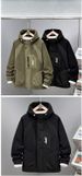 Heavy Fleece Jacket Men's Autumn And Winter New Hooded Fleece Thickened Zipper Cardigan Sweater Men's_viptrois.com