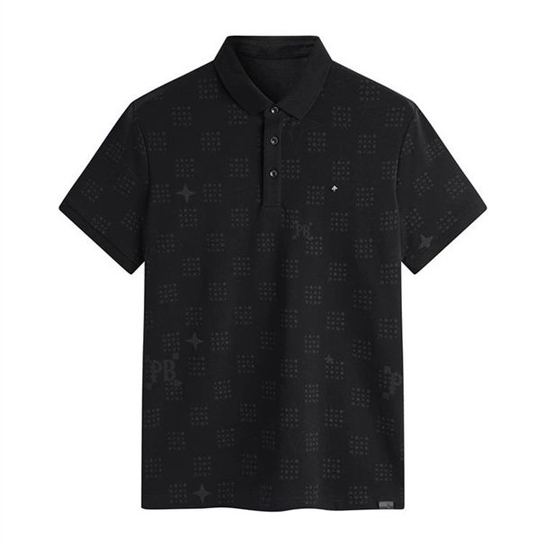 Men's Clothing Polo Shirt Men's Short Sleeved Summer Embroidery Business Youth High End Fashion Brand Slim Lapel T Shirt Tide B1COE2111_viptrois.com
