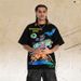 Trendy Brand Hand-painted Playful Graffiti Pony Short-sleeve Design Niche Men's Loose-fitting Couple's T-shirt_viptrois.com