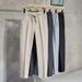 Men's Clothing Drawstring Elastic Waist Small Suit Trousers Men Simple Cotton Suit Trousers Casual Trousers Solid Color Nine Points Suit Trousers_viptrois.com