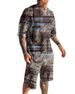 Men's Clothing Summer Casual T Shirt Set 3D Print Fashion Hip Hop Crew Neck Shirts Beach Shorts Fashion Mens_viptrois.com