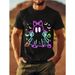 100% Algodón Unisex Boo Fantasma Temporada Espeluznante Camiseta Brillante Para Niñas Noche Halloween Ropa De Mujer_viptrois.com