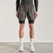 Men's clothing Running training elastic quick drying exercise fitness pants_viptrois.com