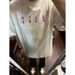 White Gray Short Sleeved T-shirt For Men, Summer American High Street Trendy Brand, Loose Fitting Couple With Five_viptrois.com