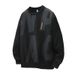 Men's Autumn And Winter Casual Loose Sweatshirt Round Neck Long Sleeve Trendy Top Autumn And Winter New Clothes_viptrois.com