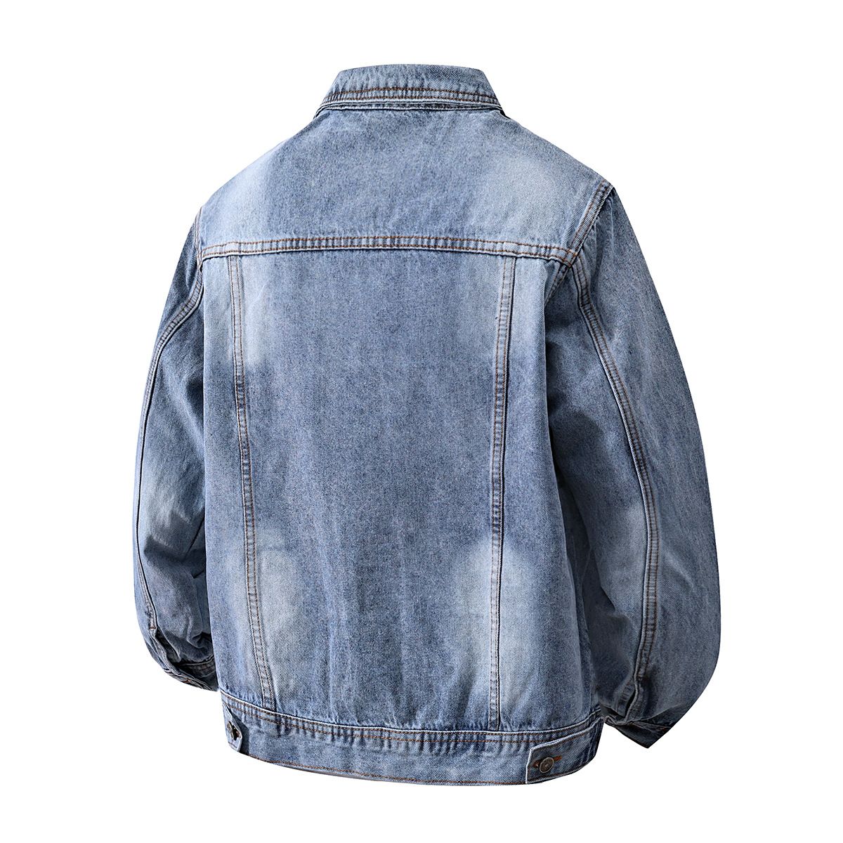Men's Clothing Lining Printed Denim Jacket Douyin Hot Cotton And Polyester Men's Jacket Autumn And Winter Thick Style Personality Design Cardigan_viptrois.com