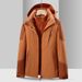 Outdoor Jacket For Men And Women, New Three-in-One 0.05kg Piece Set, Windproof, Waterproof, Skiing, Mountaineering_viptrois.com