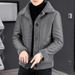 Men's Clothing New Autumn And Winter Leather And Fur Integrated Granular Fleece Jacket For Men Double Sided Jacket With Plush And Thickened Lamb Wool_viptrois.com