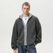 Nordmann Lazy Style Deer Fur Two-Piece Cardigan Hooded Sweater Men's Autumn Winter New Vintage Trendy Brand_viptrois.com