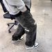 Underground Riot Jeans – Distressed Black Denim With Razor Slashes & DIY Patches (M-3XL, Charcoal Wash)_viptrois.com