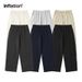 Men's Clothing New Fashion Brand One piece Fleece Wide leg Sweatpants Men and Women Warm Fleece Drawstring Sports Pants_viptrois.com